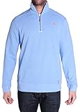 UPC 023798547540 product image for Tommy Bahama Antiqua Cove Half Zip in Blue Isles-Large | upcitemdb.com