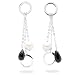 Valero  Pearls  Damen-Ohrh�nger  Sterling  Silber  S��wasser-Zuchtperlen  wei�  Onyx  60201333