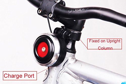 Super Loud Bicycle Horn Rechargeable w/ Remote Bike Finder