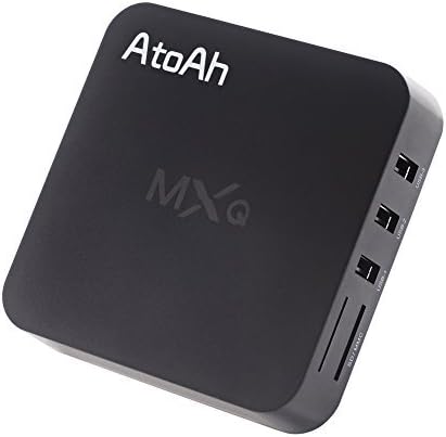 Atoah MXQ Media Player Amlogic S805 Quad Core Xbmc Tv Box Android 4.4 Kitkat H.265 Wifi LAN Miracast Airplay Hdmi 1g RAM 8g ROM