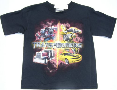  Transformers Bumblebee Optimus Prime T-Shirt Kids Size L / 7