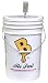 6.5 Gallon Fermenting Bucket with Grommeted Lid and 3-piece Airlock