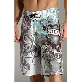 Ed Hardy Love Kills Slowly Paint Boardshort (EHM15)