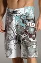Ed Hardy Love Kills Slowly Paint Boardshort (EHM15)