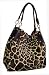Giraffe Print Animal Hair Bag handbag Purse