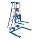 Genie Lift, GL- 4, Straddle Base with ladder, Heavy-Duty Aluminum Manual Lift, 500 lbs Load Capacity, Lift Height 5' 11" from Ground Level