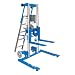 Genie Lift, GL- 4, Straddle Base with ladder, Heavy-Duty Aluminum Manual Lift, 500 lbs Load Capacity, Lift Height 5' 11" from Ground Level