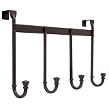 Liberty Hardware Oil-Rubbed Bronze Quad Over-the-Door Hook