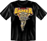 CAUTION GAMER ! T-SHIRT schwarz Gr.XL