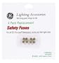 Santa's Best Craft Imports(ge) 54501 Ge Replacement Fuses 5 Amp.