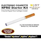 NJOY NPRO ELECTRONIC CIGARETTE WHITE STARTER KIT