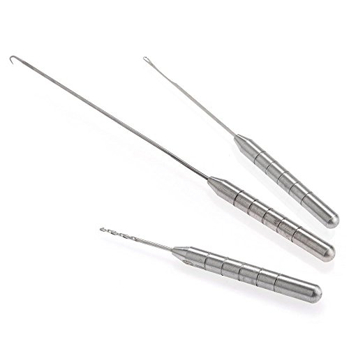 TOMOUNT Carp Coarse Fishing Rigging Needle Set Metal Fish Tackle Silver