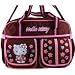Hello Kitty Messenger Computer School Gym Bag Tote - Brown / Pink