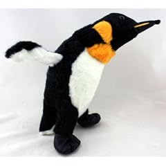 Pinguin Pl�sch und Lederimitat ca. 32 cm - sehr realistisch