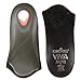 Pedag Viva Mini Orthotic with Semi-Rigid Arch Support, Metatarsal & Heel Pad, Leather, Black, US W8/EU38