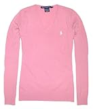 Ralph Lauren Sport Women Wool/Cashmere Pony Logo V-Neck Sweater Ralph Lauren Sport Women Wool/Cashmere Pony Logo V-Neck Sweater