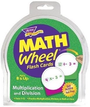 Math Wheel Flash Cards 12/Pk