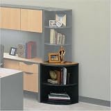 ABCO 29" H Two Shelf Corner Bookcase MCBC Lxx