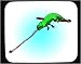 Decorated Mouse Pad with eating, chameleon, tongue, branch, lizard
