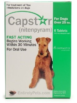 Buy CAPSTAR Green for Dogs over 25 lbs-6 tablets online at Discounted New and Used prices. Delivered to your door with Off-The-Bookshelf.