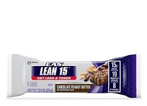 EAS Lean 15 Nutritional Bar, Chocolate Peanut Butter (Pack of 12)
