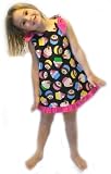 Cute Cupcakes Birthday Tie Dress 6M