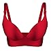 Bluewhalebaby Women's Push up Padded Smooth Comfort Satin Bra Classy Brassiere