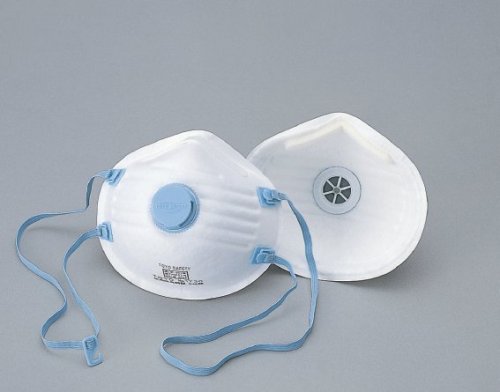 使い捨て式防じんマスク No.1732-A 排気弁付 20枚入り 国家検定合格品区分DS2