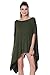 Alexander + David A+D® Womens Casual Flare Jersey Knit Poncho Tunic Top