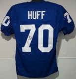 Sam Huff Autographed New York Giants Size XL Jersey w/HOF 82