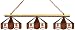 Imperial Cleveland Browns Licensed Three Shade Stained Glass Billiard Table Lamp