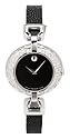 Movado Women's Vivo Diamond Accented Black Stingray Strap Bangle Bracelet Watch #0605665