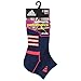 adidas Women's Climalite II Low Cut Socks (2 Pack), One Size, Mineral Blue/Shock Red/Sun Glow