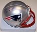 Tom Brady Autographed/Hand Signed New England Patriots Mini Helmet Mounted Memories