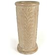 Umbrella stand - leaf design - natural limed