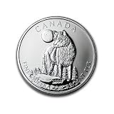 2011 Canadian Silver Timber Wolf 1 Troy Oz Coin ~ Royal Canadian Mint