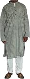 Spring Summer Clothes Kurtas Pajama Mens Casual Fashion from India Size M (gkp514)