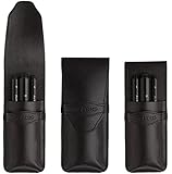 da Vinci Travel Series 1503 Maestro Watercolor Brush Set, Round Kolinsky Red Sable with Travel Case, 3 Brushes