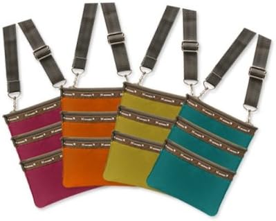 Hickies travel items only fur trim multi-purpose gadget Cross 3 Bag - Green