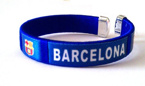 FC Barcelona Team Logo Spanish Soccer Bracelet Wristband