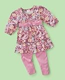 Nannette Little Girl Belted Tunic & Leggings Set