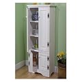 Extra Tall Pine Cabinet in White