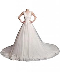 Jeweled Open-Back Lace-Up Natural   Waistline Satin   Ball Gown Wedding Dress 
