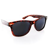 wayfarer sunglasses orange mirror lens
