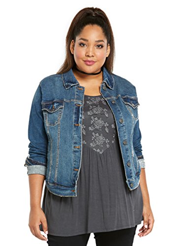Distressed Denim Jacket