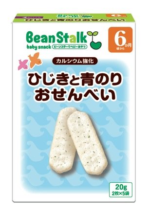 ビンスタークスノー　ひじきと青のりおせんべい　20g