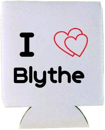 Custom printed coolie. I heart Blythe (first name, last name, nickname)