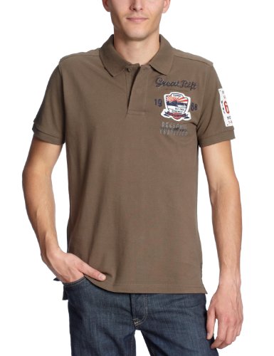 ESPRIT Herren Shirt/ Poloshirt, Piqu&eacute; S30676, Gr. 46, Gr&uuml;n (300 new khaki) Preisvergleich