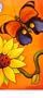 Butterfly and Ladybug Art Poster Print by Will Rafuse, 12x26