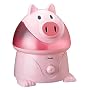Crane Adorable 1 Gallon Cool Mist Humidifier, Pig Shape